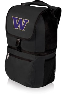 Picnic Time Washington Huskies Black Zuma Cooler Backpack