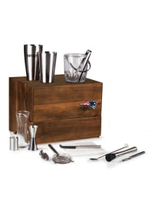 New England Patriots Madison Bar 19 Piece Colored Drink Set