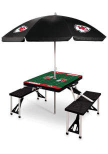 Kansas City Chiefs Portable Picnic w Umbrella Table