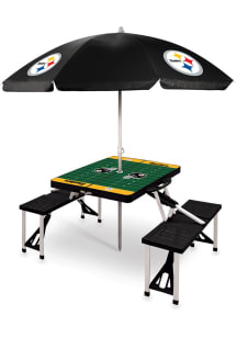 Pittsburgh Steelers Portable Picnic w Umbrella Table