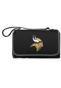 Minnesota Vikings Outdoor Picnic Fleece Blanket - Black