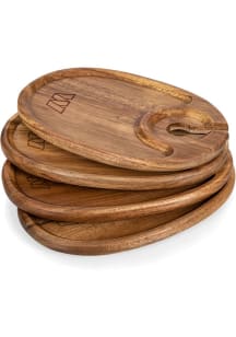 Washington Commanders 4 Piece Wine and Appetizer Serving Tray