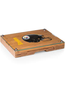 Pittsburgh Steelers Concerto Tool Set and Glass Top Cheese Serving Tray