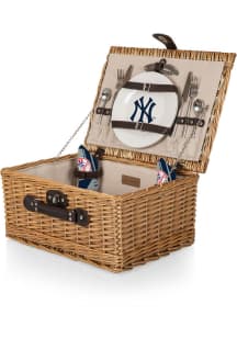 New York Yankees Brown Classic Picnic Basket Tote