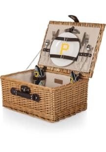 Pittsburgh Pirates Brown Classic Picnic Basket Tote
