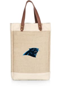 Carolina Panthers Jute 2 Bottle Insulated Bag Wine Accessory