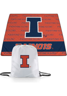Illinois Fighting Illini Impresa Picnic Fleece Blanket - Black