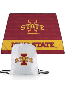 Iowa State Cyclones Impresa Picnic Fleece Blanket - Black