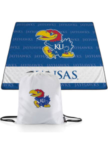 Kansas Jayhawks Impresa Picnic Fleece Blanket - Black