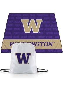 Washington Huskies Impresa Picnic Fleece Blanket - Black