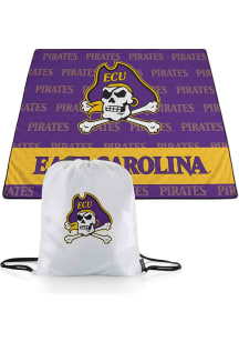 East Carolina Pirates Impresa Picnic Fleece Blanket - Black