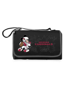 Arizona Cardinals Disney Mickey Outdoor Picnic Fleece Blanket - Black