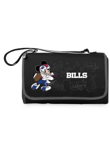 Buffalo Bills Disney Mickey Outdoor Picnic Fleece Blanket - Black