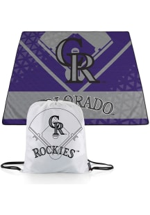 Colorado Rockies Impresa Picnic Fleece Blanket - Black