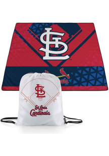St Louis Cardinals Impresa Picnic Fleece Blanket - Black