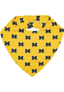 Michigan Wolverines Gold Baby Bib
