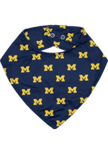 Michigan Wolverines Navy Baby Bib