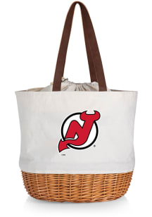 New Jersey Devils Beige Coronado Basket Tote