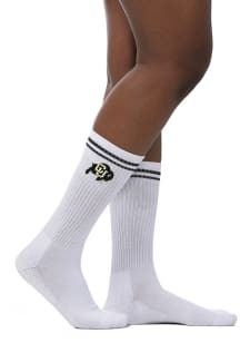 Colorado Buffaloes Retro Athletic Yarn Womens Crew Socks