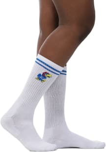 Kansas Jayhawks Retro Athletic Yarn Womens Crew Socks