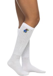 Kansas Jayhawks Slouchy Yarn Womens Crew Socks
