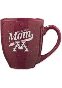 Minnesota Golden Gophers 16oz Mom Speckled Ceramic Mug - Maroon