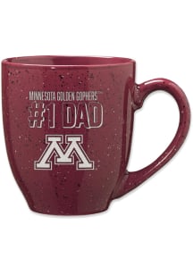 Minnesota Golden Gophers 16oz Dad Speckled Ceramic Mug - Maroon