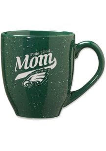 Philadelphia Eagles 16oz Mom Speckled Ceramic Mug - Kelly Green