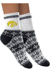 Iowa Hawkeyes Holiday Womens Crew Socks