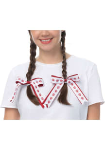 Indiana Hoosiers 2pk Grosgrain Kids Hair Ribbons