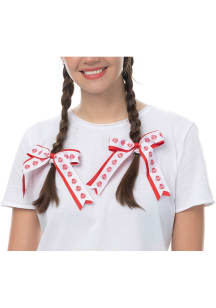 Ohio State Buckeyes 2pk Grosgrain Kids Hair Ribbons