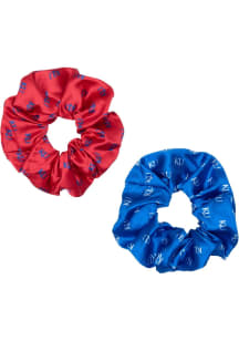 Kansas Jayhawks 2pk Satin Womens Hair Scrunchie