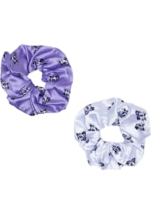 K-State Wildcats 2pk Satin Womens Hair Scrunchie