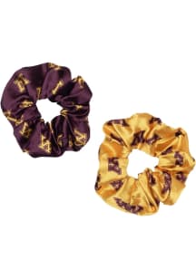 Minnesota Golden Gophers 2pk Satin Womens Hair Scrunchie