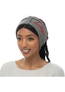 Ohio State Buckeyes Fashion Knit Bow Womens Headband