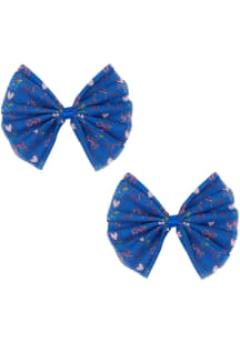 Kansas Jayhawks Mesh Kids Hair Barrette