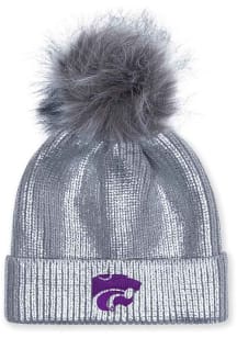 K-State Wildcats Silver Yth Metallic Youth Knit Hat