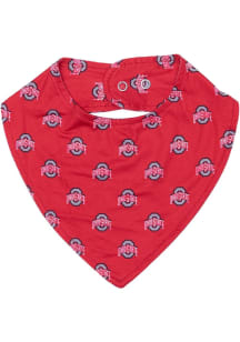 Ohio State Buckeyes Snap Closure Baby Bib