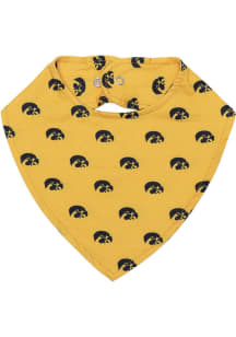 Iowa Hawkeyes Snap Closure Baby Bib