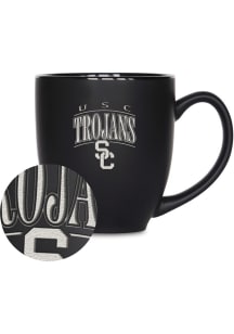 USC Trojans Tribute Bistro Ceramic Mug - Black