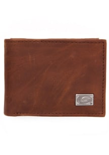 Georgia Bulldogs Leather Mens Bifold Wallet
