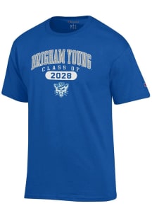 Champion BYU Cougars Blue Class of 2028 Jersey Short Sleeve T Shirt