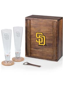 San Diego Padres Colored Pilsner Beer Glass Drink Set