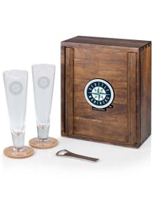 Seattle Mariners Colored Pilsner Beer Glass Drink Set