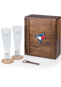 Toronto Blue Jays Colored Pilsner Beer Glass Drink Set