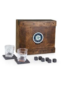 Seattle Mariners Colored Whiskey Box Gift Drink Set
