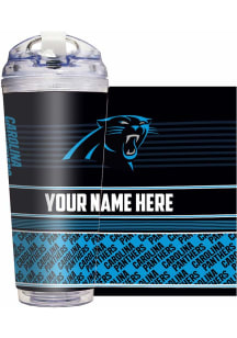 Carolina Panthers Personalized Hinged Lid Tumbler - White