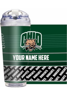 Ohio Bobcats Personalized Hinged Lid Tumbler - White