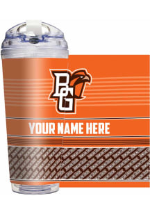 Bowling Green Falcons Personalized Hinged Lid Tumbler - White