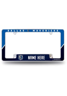 Dallas Mavericks Personalized Chrome License Frame